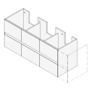 Unterbau GATTO VARIABEL Breite x Tiefe x Höhe...