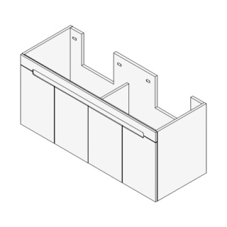 Unterbau SOLANA Breite x Tiefe x Höhe gemäss