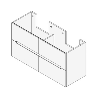 Unterbau SOLANA Breite x Tiefe x Höhe gemäss