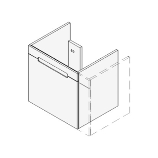 Unterbau SOLANA VARIABEL Breite x Tiefe x Höhe gemäss