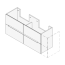 Unterbau SOLANA VARIABEL Breite x Tiefe x Höhe...