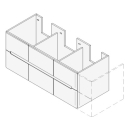 Unterbau LORO VARIABEL Breite x Tiefe x Höhe...
