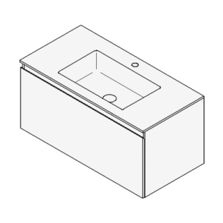 Unterbau GUFO 90,0 x 45,0 x 47,0 cm