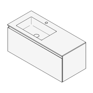 Unterbau GUFO 100,0 x 45,0 x 47,0 cm