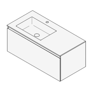 Unterbau GUFO 100,0 x 45,0 x 55,0 cm