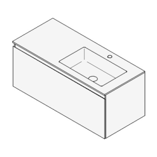 Unterbau GUFO 100,0 x 45,0 x 47,0 cm