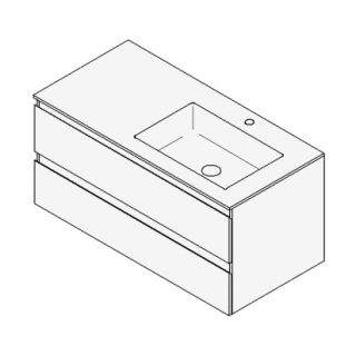 Unterbau GUFO 100,0 x 50,0 x 55,0 cm