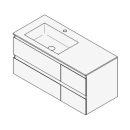 Unterbau GUFO 100,0 x 50,0 x 47,0 cm