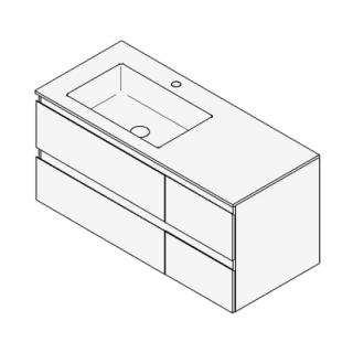 Unterbau GUFO 100,0 x 50,0 x 55,0 cm