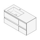 Unterbau GUFO 100,0 x 50,0 x 55,0 cm