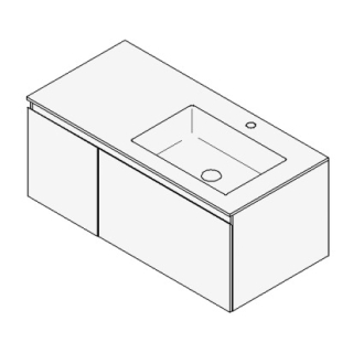 Unterbau GUFO 100,0 x 45,0 x 55,0 cm