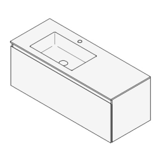 Unterbau GUFO 120,0 x 45,0 x 47,0 cm
