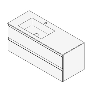 Unterbau GUFO 120,0 x 50,0 x 47,0 cm