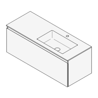 Unterbau GUFO 120,0 x 45,0 x 47,0 cm