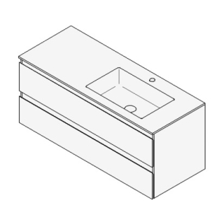 Unterbau GUFO 120,0 x 50,0 x 47,0 cm