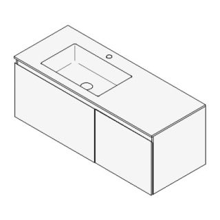 Unterbau GUFO 120,0 x 45,0 x 47,0 cm