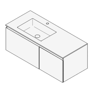 Unterbau GUFO 120,0 x 45,0 x 55,0 cm