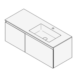 Unterbau GUFO 120,0 x 45,0 x 47,0 cm