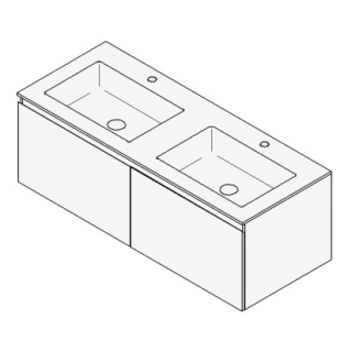 Unterbau GUFO 130,0 x 45,0 x 55,0 cm