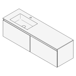 Unterbau GUFO 150,0 x 45,0 x 47,0 cm