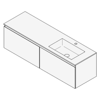 Unterbau GUFO 150,0 x 45,0 x 47,0 cm