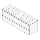 Unterbau GUFO 150,0 x 50,0 x 47,0 cm