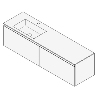 Unterbau GUFO 160,0 x 45,0 x 47,0 cm