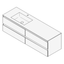 Unterbau GUFO 160,0 x 50,0 x 55,0 cm