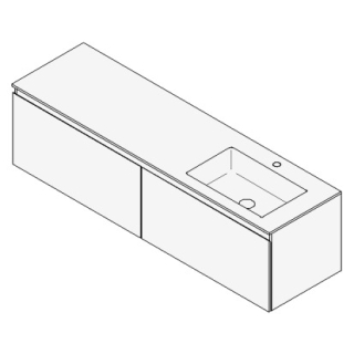 Unterbau GUFO 160,0 x 45,0 x 47,0 cm