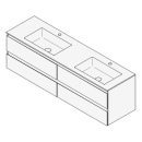 Unterbau GUFO 160,0 x 50,0 x 47,0 cm