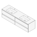 Unterbau GUFO 180,0 x 50,0 x 55,0 cm