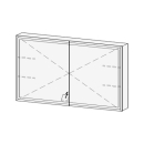 Spiegelschrank LORETO LED AP 120,7 x 70,6 x 14,8 cm