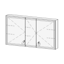 Spiegelschrank LORETO LED AP 130,7 x 70,6 x 14,8 cm