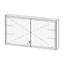 Spiegelschrank LORETO LED UP 130,7 x 70,6 x 14,8 cm