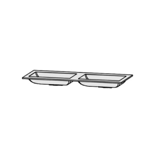 Doppelwaschtisch Vanity Raina