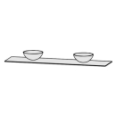 Waschtischelement Vanity Raina