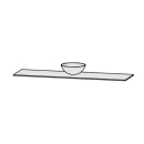 Waschtischelement Vanity Raina