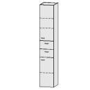 Hochschrank Vanity-Keramik