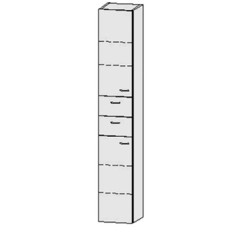 Hochschrank Vanity-Keramik