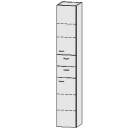 Hochschrank Vanity-Keramik