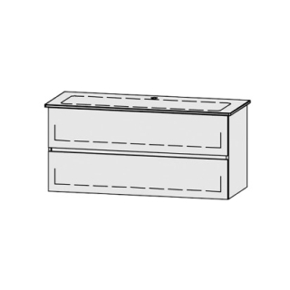 Unterbau Vanity-Me by Starck Line 123