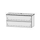 Unterbau Vanity-Me by Starck Line 123