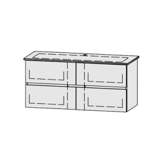 Unterbau Vanity-Me by Starck Line 123