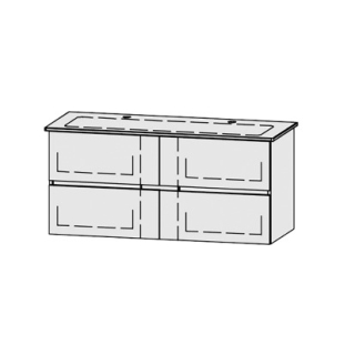 Unterbau Vanity-Me by Starck Line 123