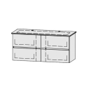 Unterbau Vanity-Me by Starck Line 123