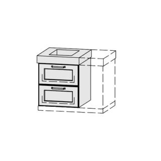 Unterbau Vanity Keramik Campo