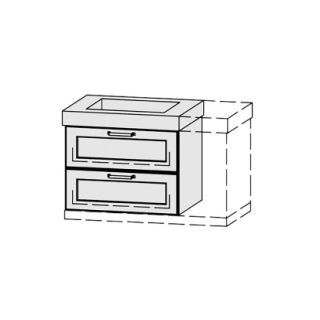 Unterbau Vanity Keramik Campo