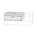 Unterbau Vanity-Keramik