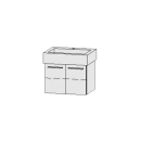 Unterbau Vanity-Living City 50