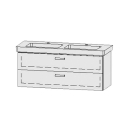 Unterbau Vanity-Subway 2.0 / 130-2